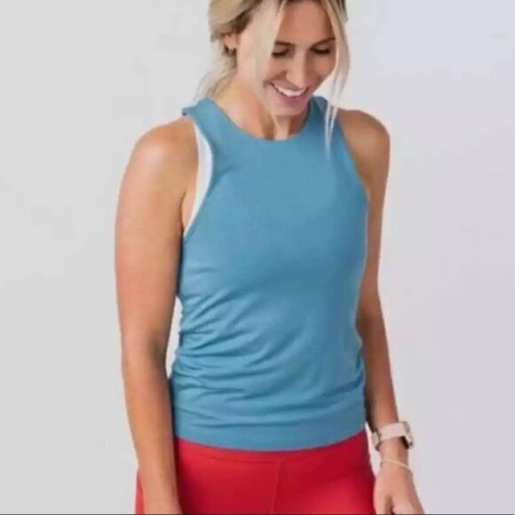 Zyia Feelin It Tank Blue Medium - Picture 1 of 5